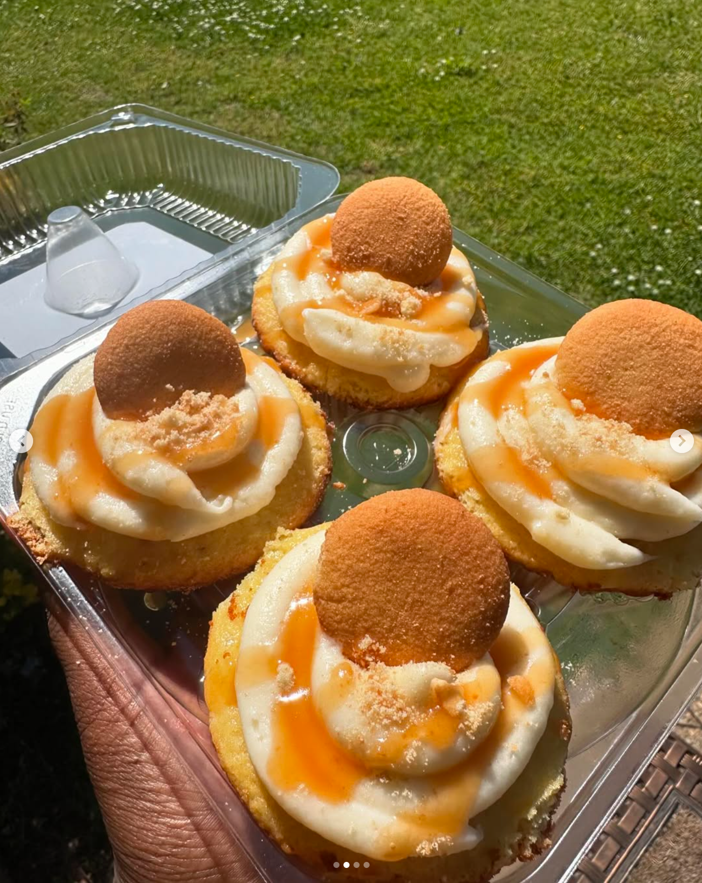 Banana Pudding Cupcakes (4 ct)