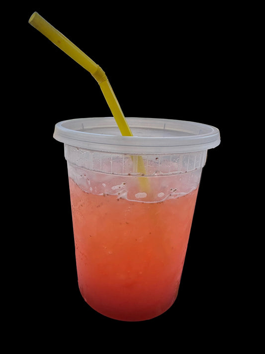Straw-Mango Fair-Style Lemonade